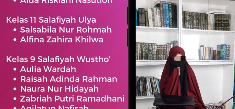 🛜 Sedang Berlangsung Live Streaming<br>⏺️ Tasmi Sekali Setor Matan Tuhfatul Athfal Kaamila
