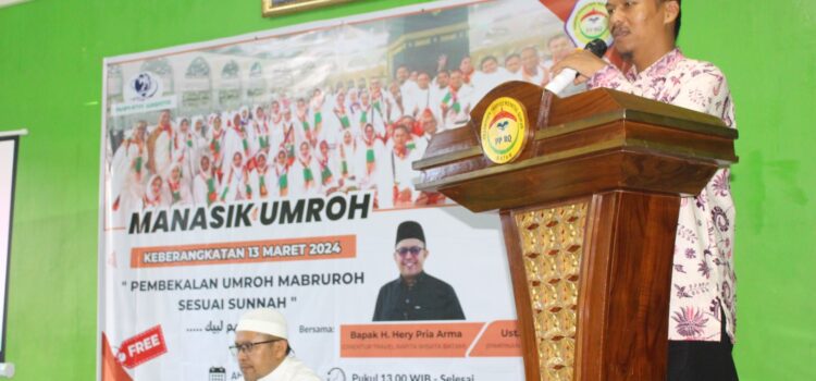 Pembekalan Umroh  Mabrur sesuai Sunnah bersama H. Hery Pria Arma dan Ustadz Ardiansyah,M.Pd di Pesantren Royatul Quran
