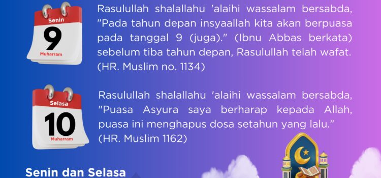 Jangan Lupa PUASA TASU’A & ASYURA Jangan Lupa PUASA TASU’A & ASYURA